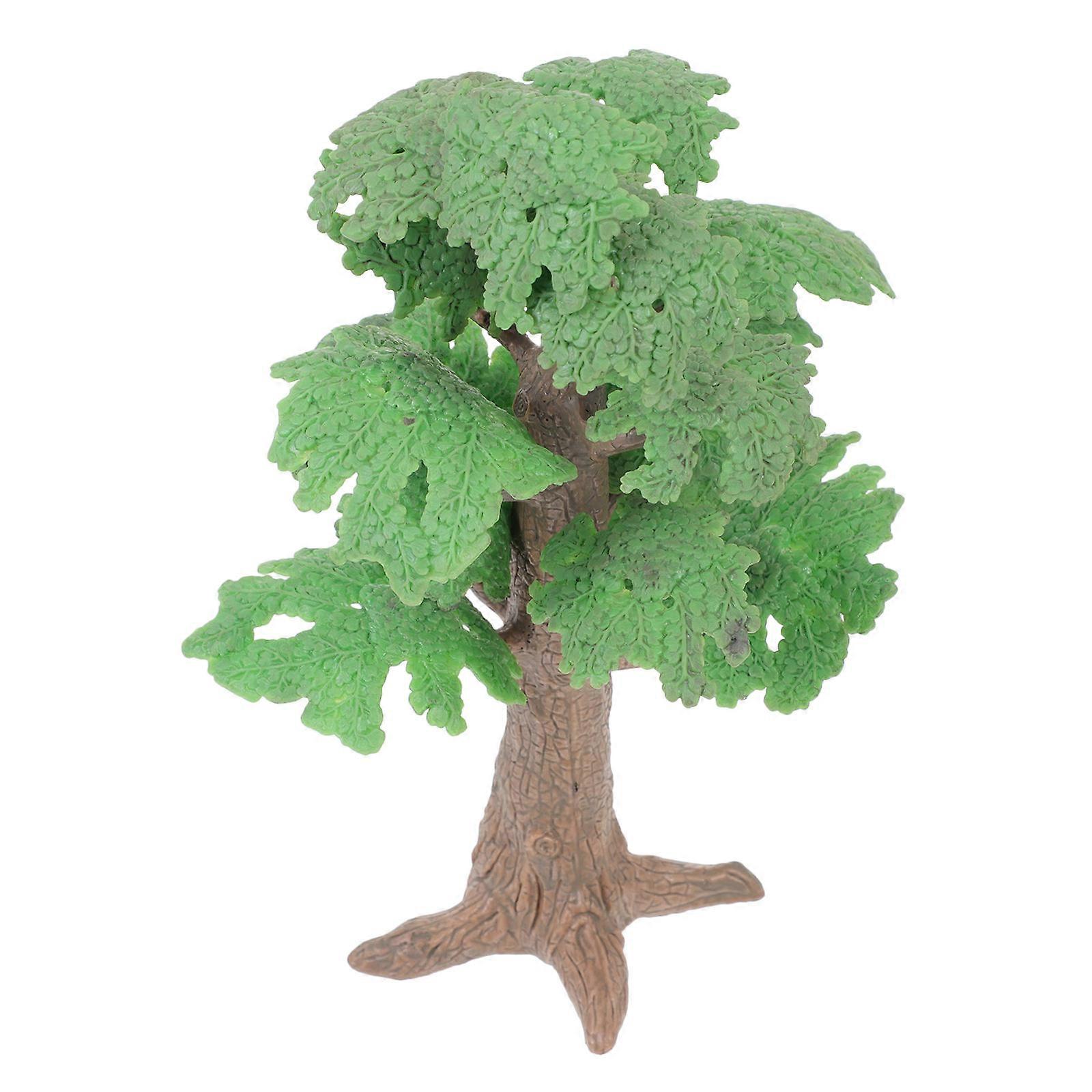 Simulation Pine Tree 1Set Green Plastic Landscape Layout Prop with Realistic Detailing for Decor