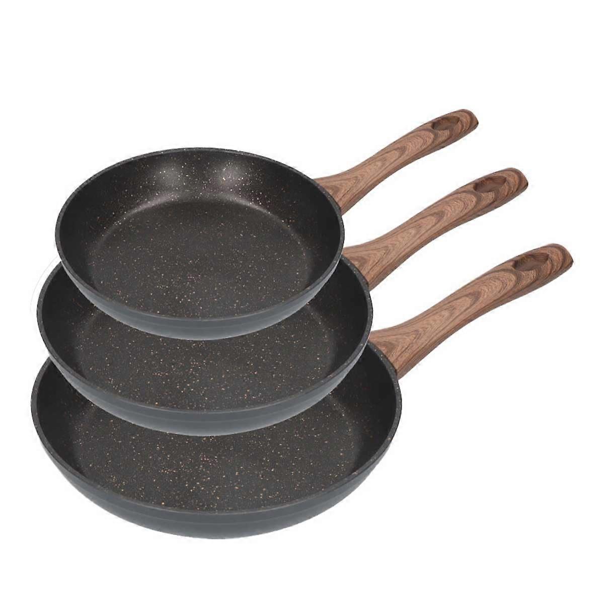 Set of 3 Non Stick Frying Pans Series Set of 3