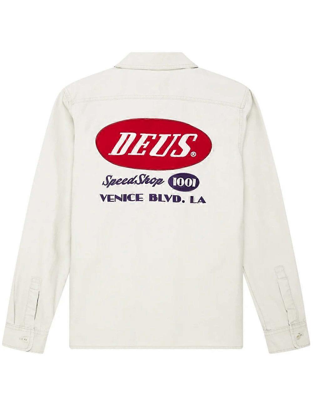 Men's Deus Ex Machina Tin Lizzie Shirt - Dirty White