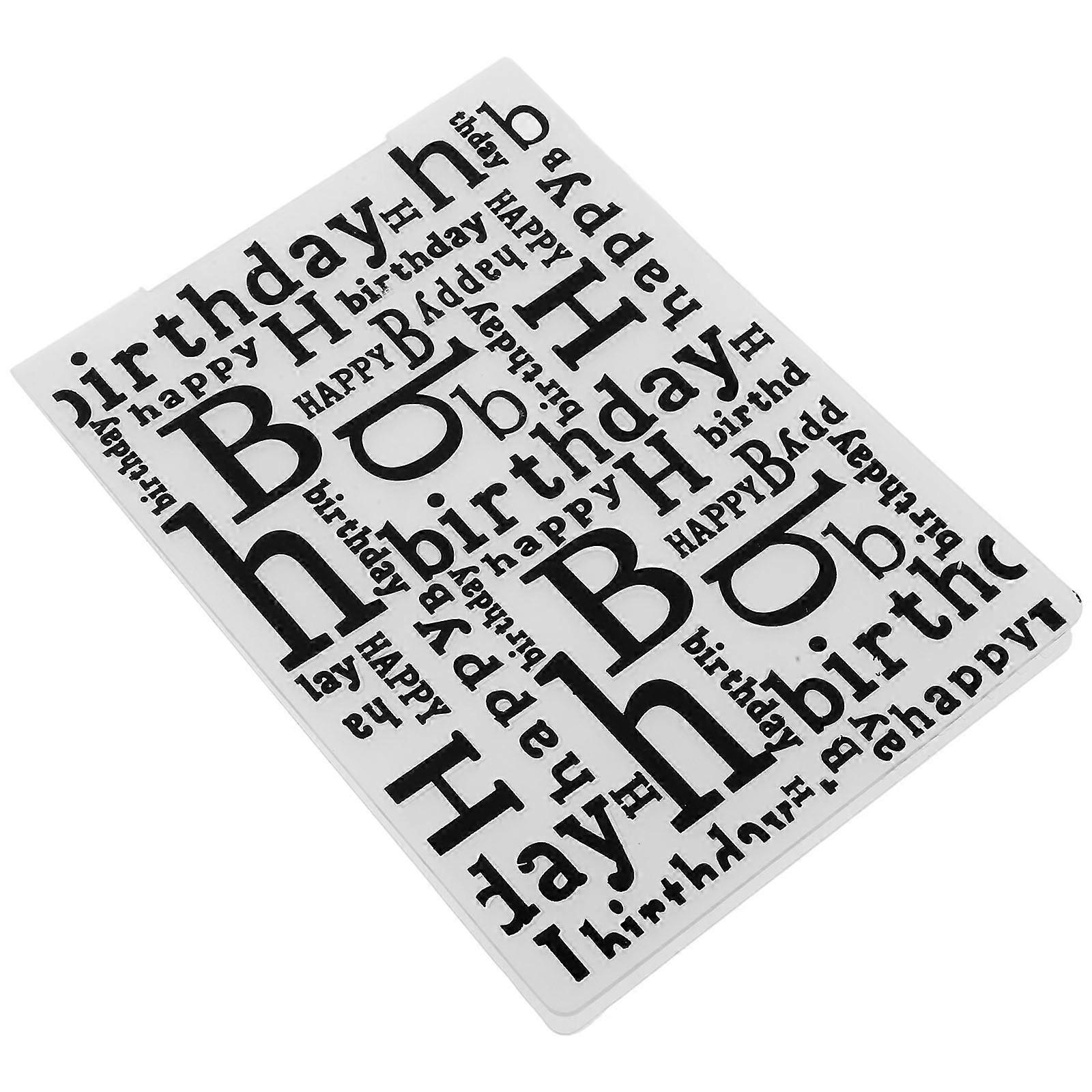 Embossing Stencil Plastic Template For Card Making Diy Scrapbooking Craft 14.80X10.50X0.50cm Embossing Folder 1Set