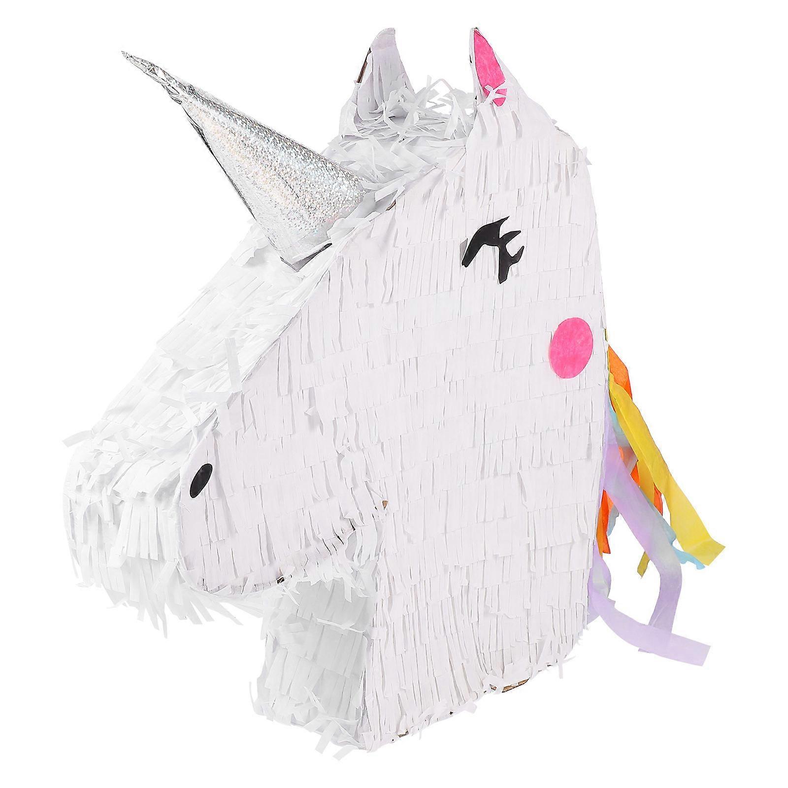 Unicorn Shaped Piñata Toy for Birthday Party Decor Made of Creative Design 1Pc