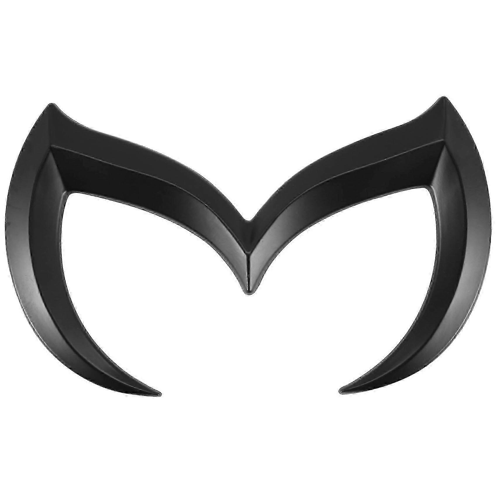 Black Evil M Logo Emblem Badge Decal Συμβατό με Mazda - Αυτοκόλλητο πινακίδας πίσω πορτμπαγκάζ για όλα τα μοντέλα αυτοκινήτων