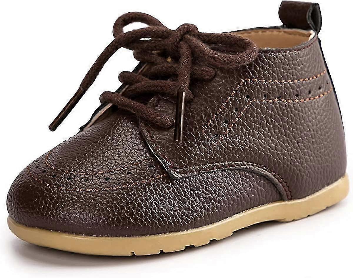 Sapatos de caminhada para menina com couro PU macio