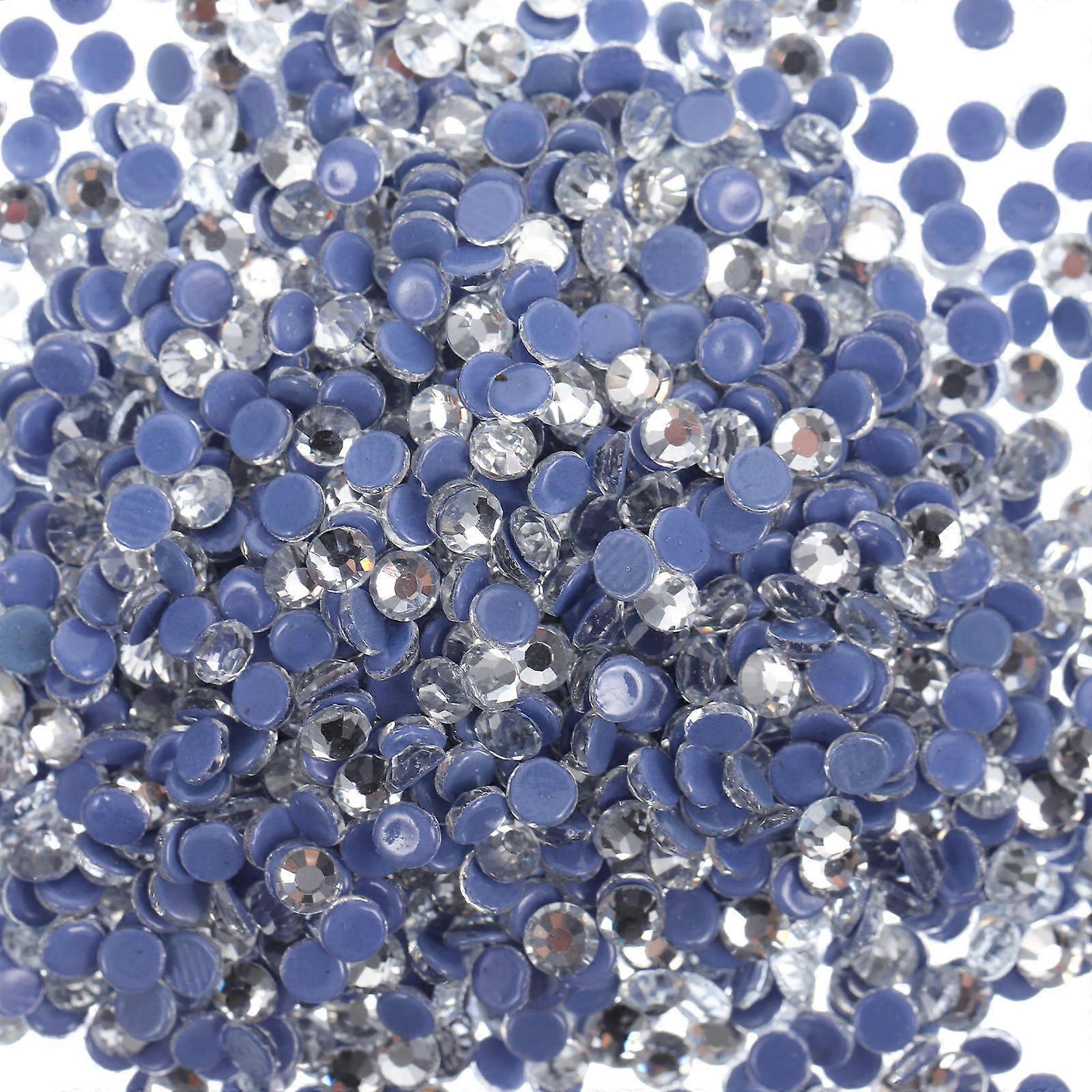 Craft Rhinestone Gems Glass For Cellphone Case Decor 0.2x0.2cm Square Hot Melt 2880Pcs