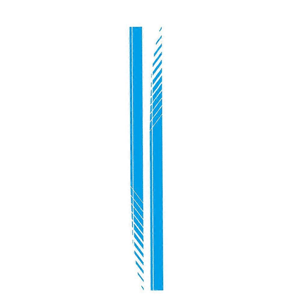 Car Body Decals Decorative Stripe Graphic Sticker For Car Door Blue 190X9X1CM Durable 1Set