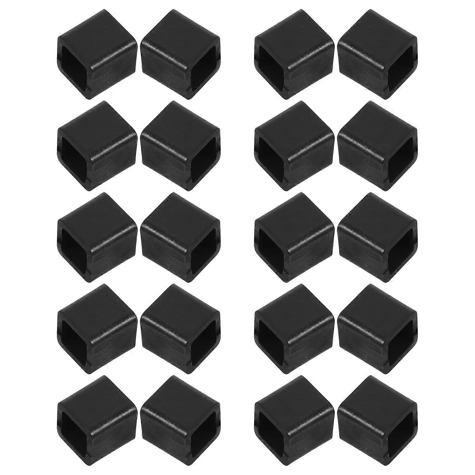 Plastic Ceramic Tile Pads for Aligning Marble and Porcelain Tiles with Fast Installation Black 400pcs