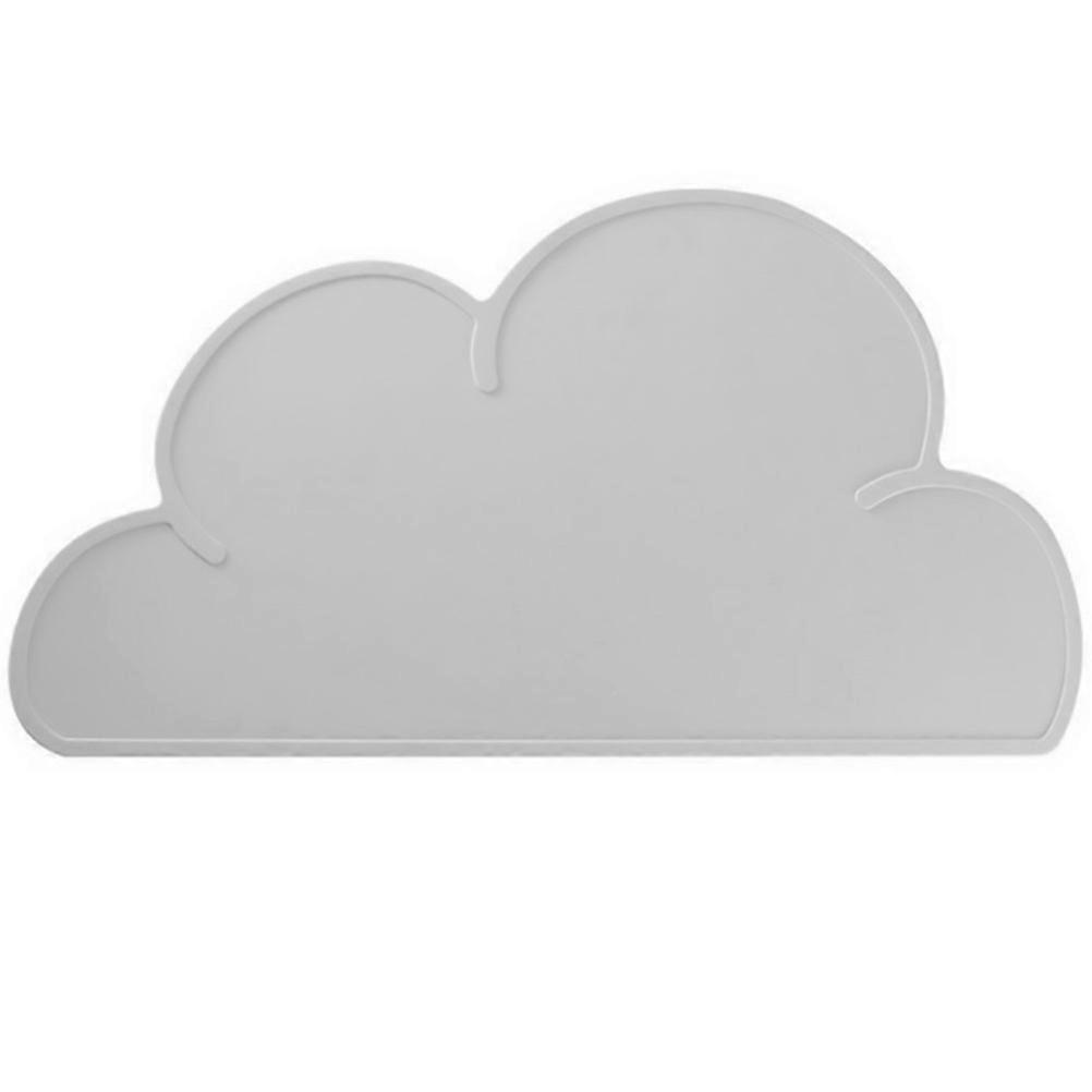 Waterproof Baby Placemat Cloud Shape Simple Design For Home Use Children 48.00X27.00X0.20CM 1Set