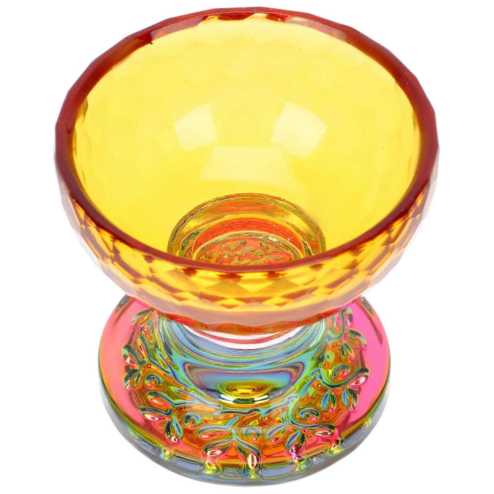 Essential Oil Mixing Bowl Glass Container For Professionals 8X8Cm Round Design Storing Essential Oils 1Set