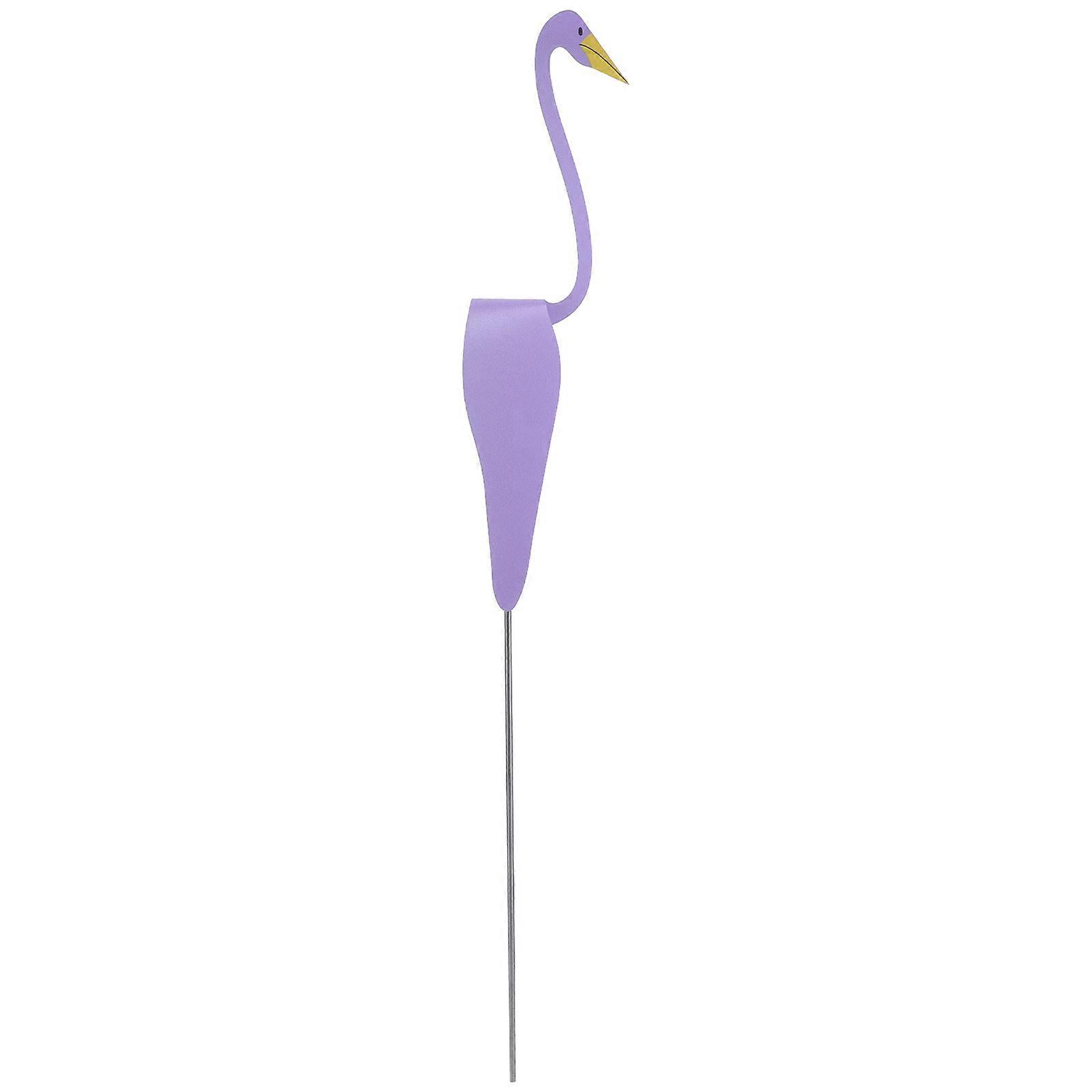 Whimsical Flamingo Garden Decor Outdoor Stakes for Beach Area Beautification 23.00X16.50X0.20CM 1Set