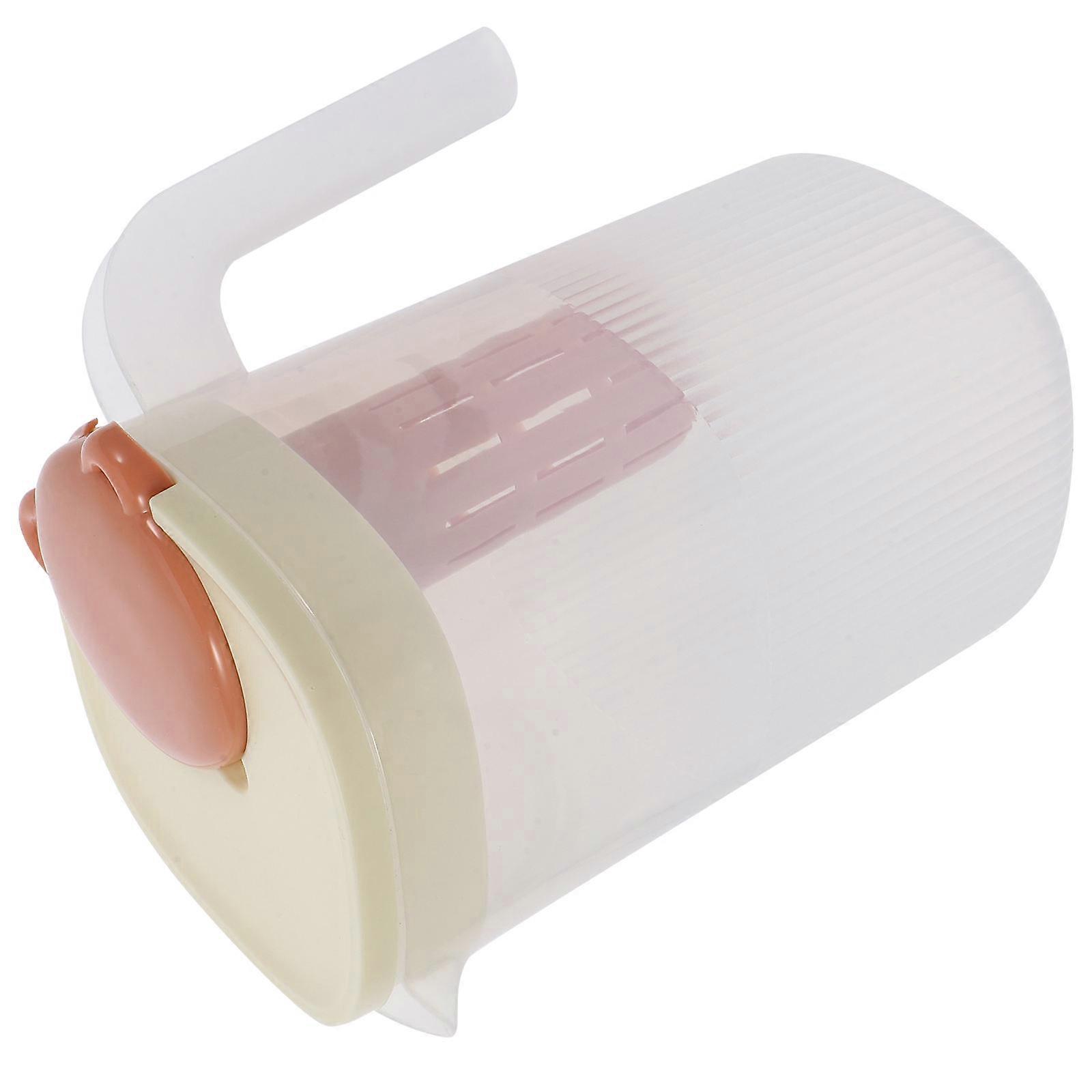 Fridge Beverage Container 2200ml Cold Water Pitcher Food-Grade Material For Kitchen Use Practical Design Hydration 1Set