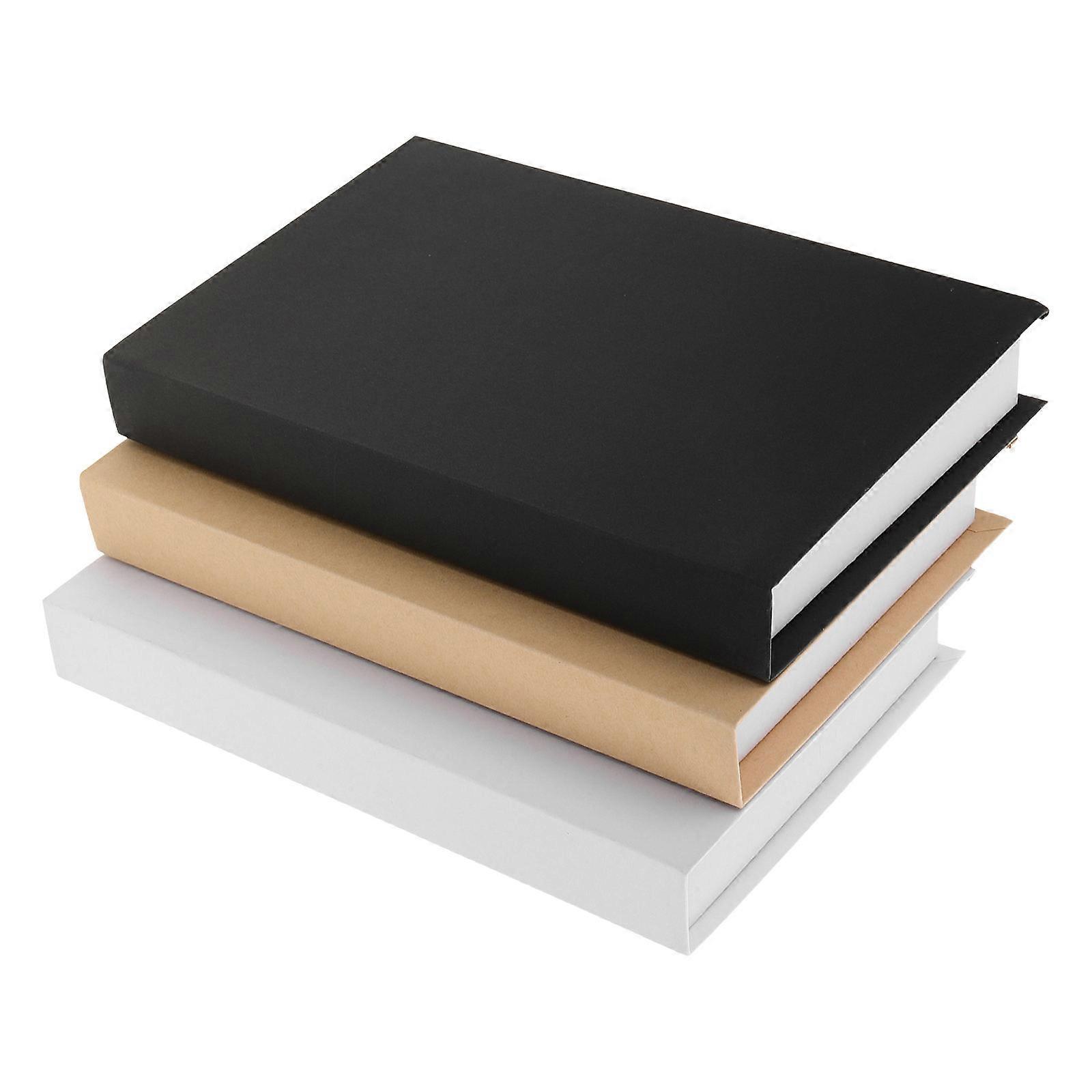 Artificial Books For Decoration Rectangular Simple Design Classic Style Room Decoration Indoor Use 3Pcs