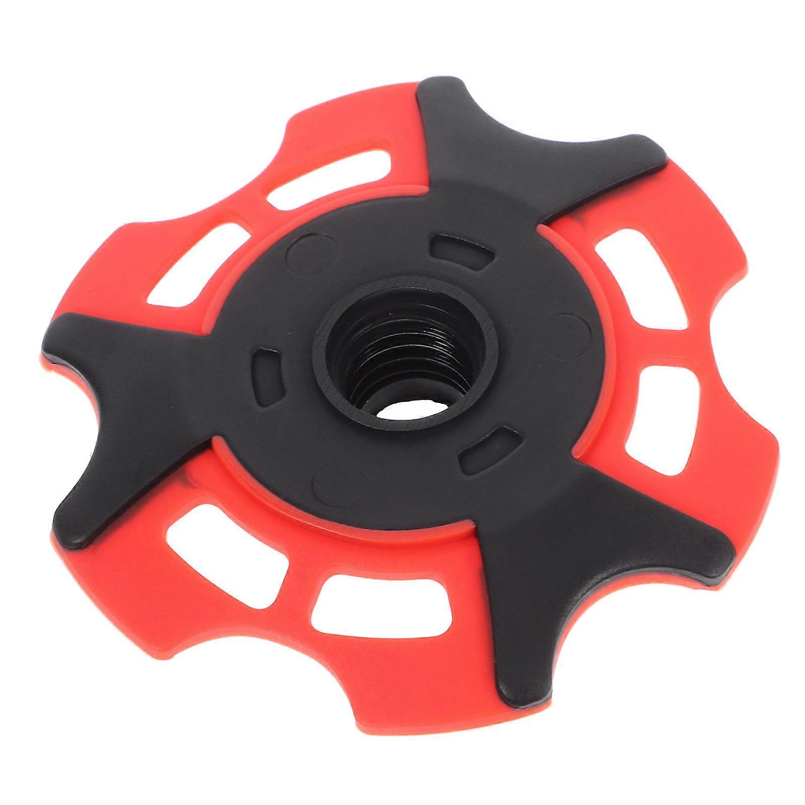 Trekking Pole Mud Pad Red Plastic for Climbing Easy Installation Wide Compatibility Replacement Tip