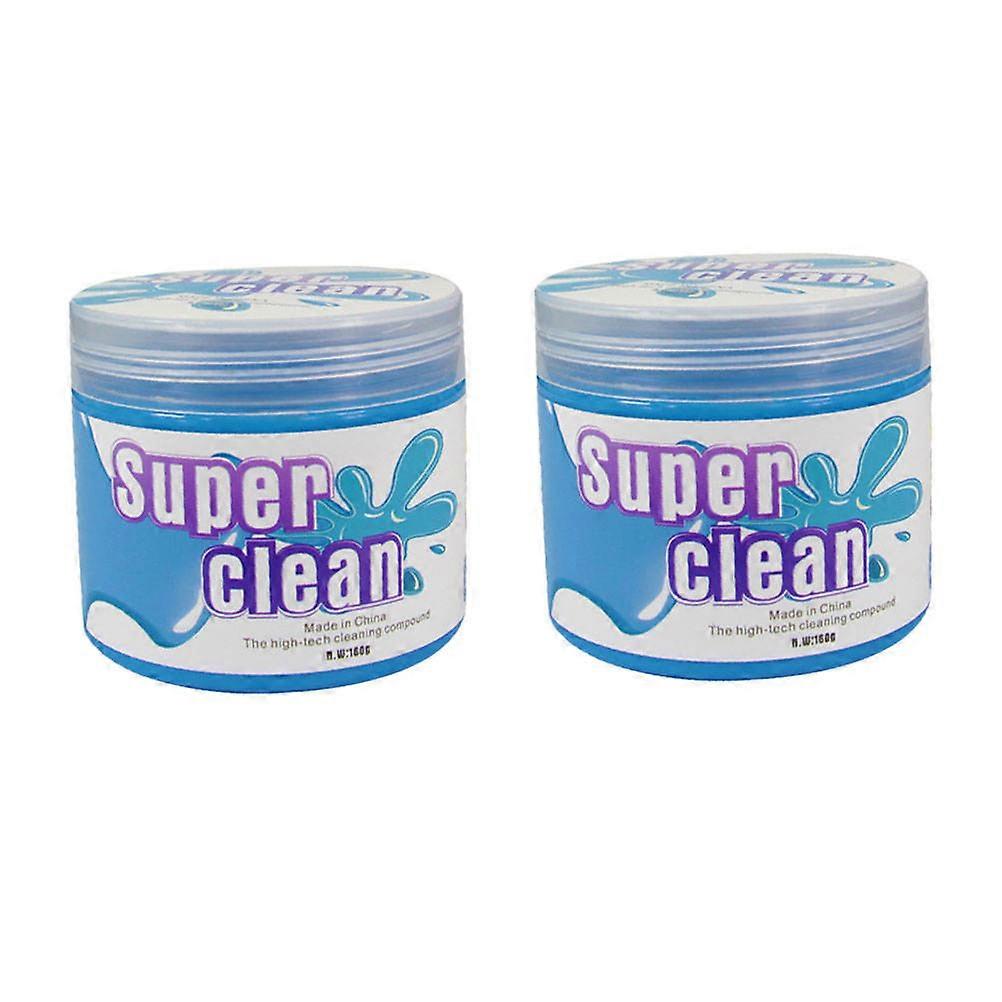 Keyboard Cleaner Gel For Daily Use With PC Tablet Laptop Car Vents 7X7X6.2Cm Dust Removal 2Pcs