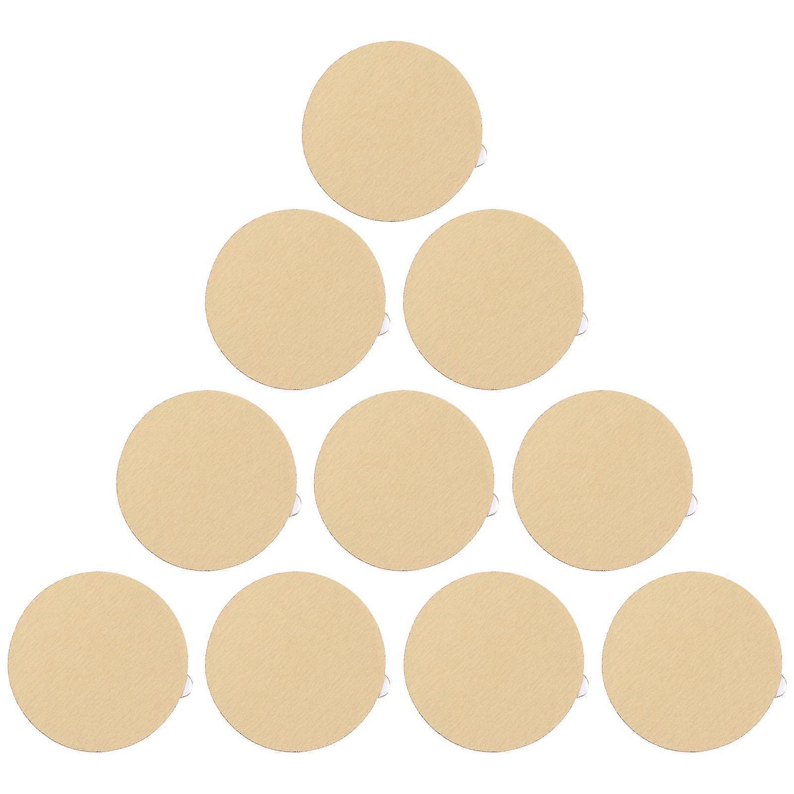 Padded Sanding Discs Full Uniform Particles Furniture Woodworking 10Pcs