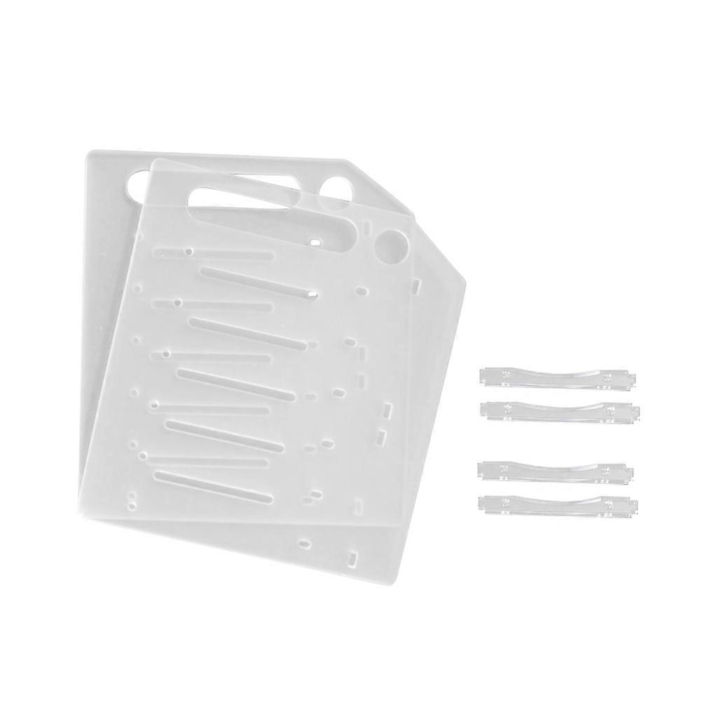 DIY Hard Disk Rack Made of Acrylic for Storage Multilayer 3.5inch