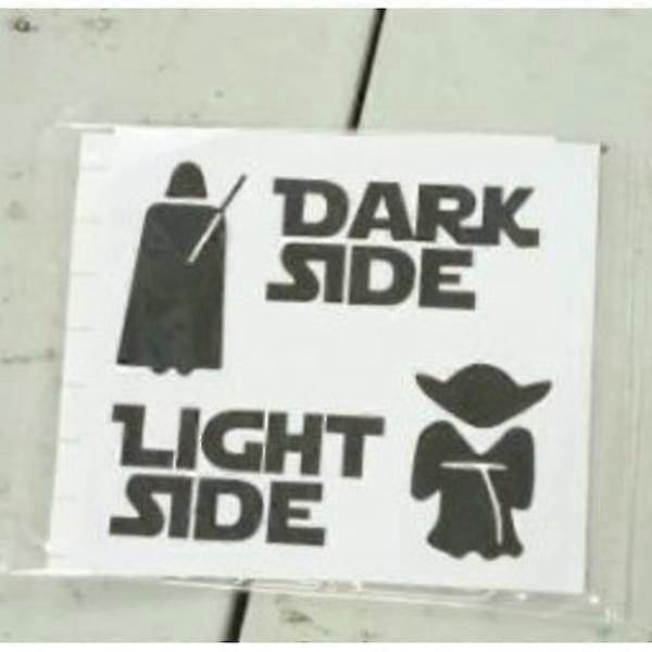Dark Side Light Switch Vinyl Decal Sticker
