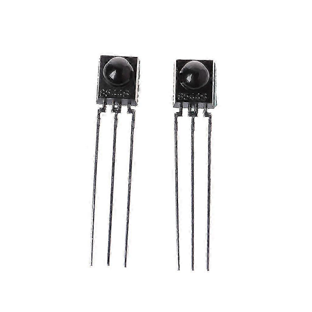 2kpl DIP-3 IC TSOP4838 IR-vastaanotinputket 38Khz kauko-infrapunasäteilymoduuli
