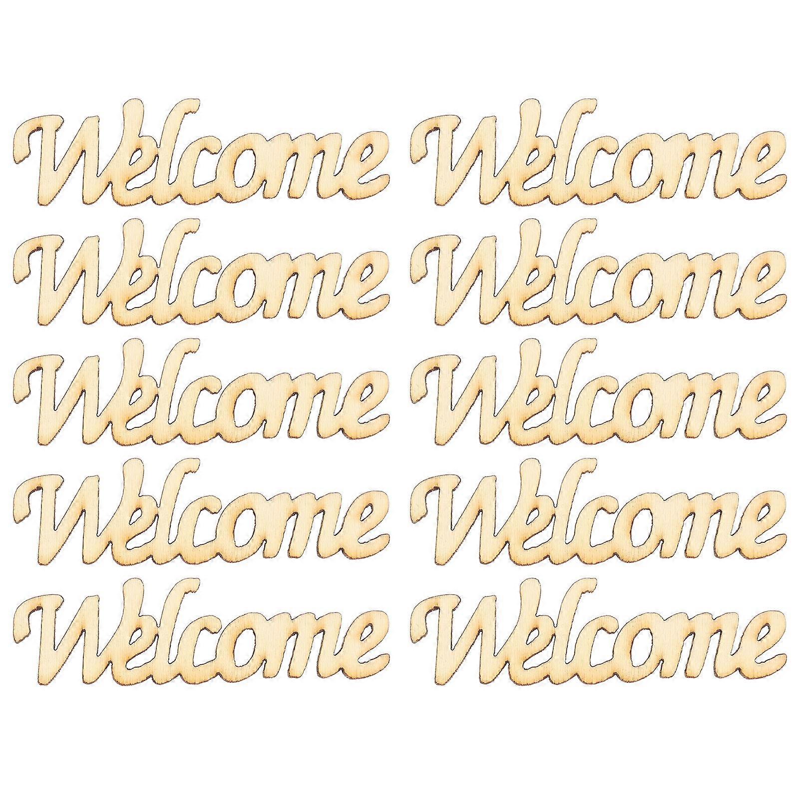 Unfinished Wood Cutout for Decoration Assorted Color Safe Sturdy No Burrs 30pcs