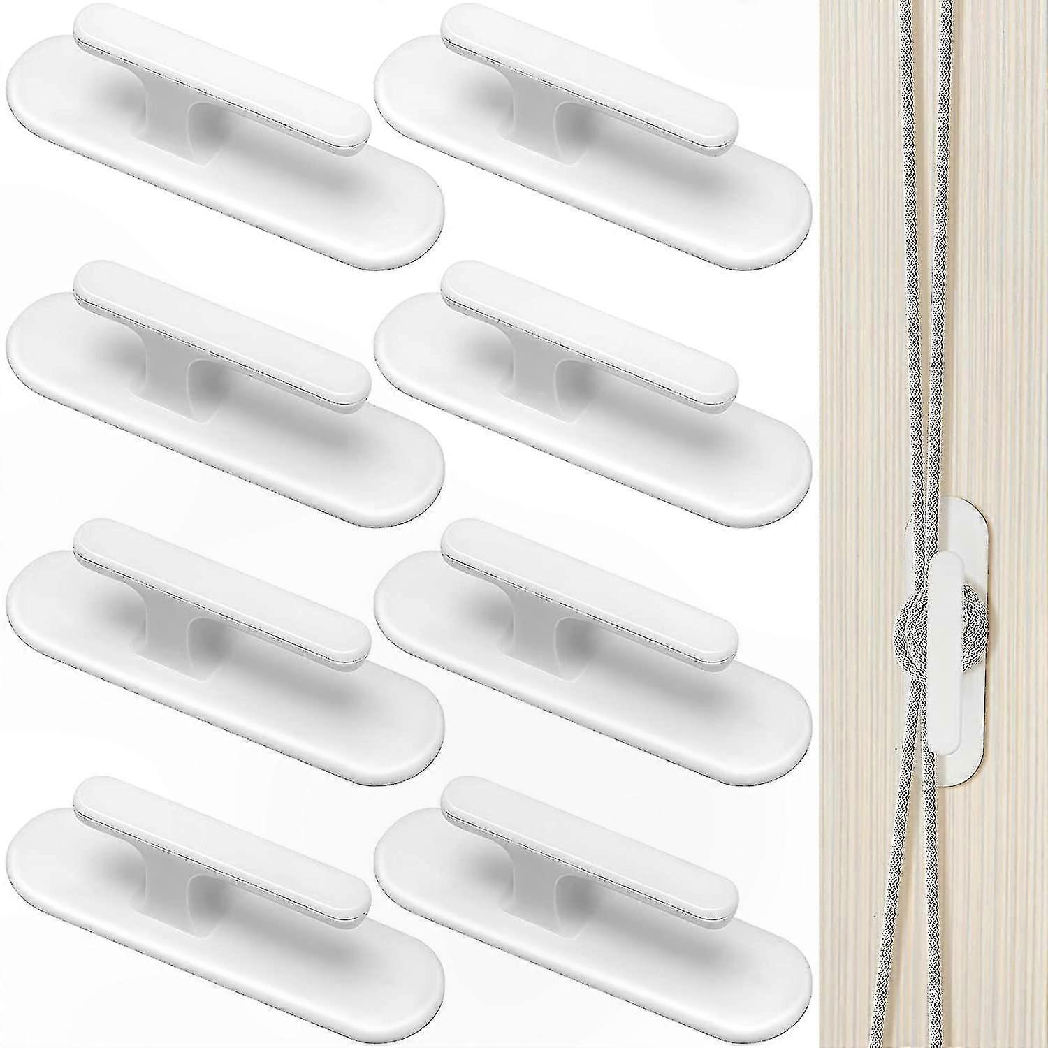 8pcs Cord Twister for Blinds, Adhesive String Holders, Safety Hooks for Window Blind Cords