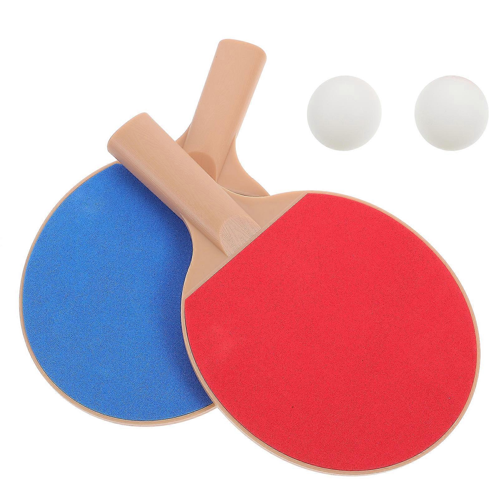 Tennis Racket For Kids 1 Set Practical Elastic Paddle Toy For Parent-Child Interaction Training
