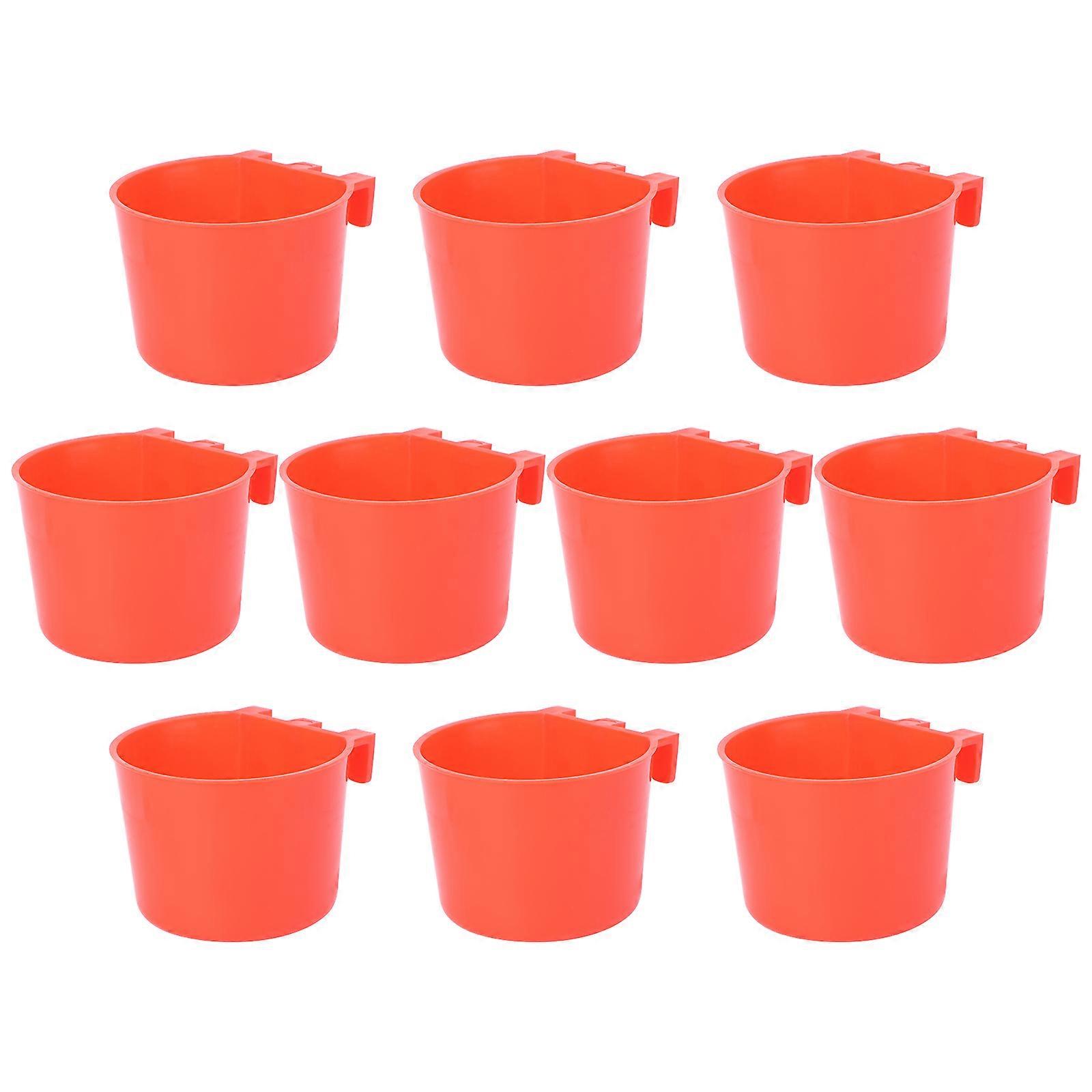 10pcs Bird Feeders Pigeon Feeding Boxes Dispensers
