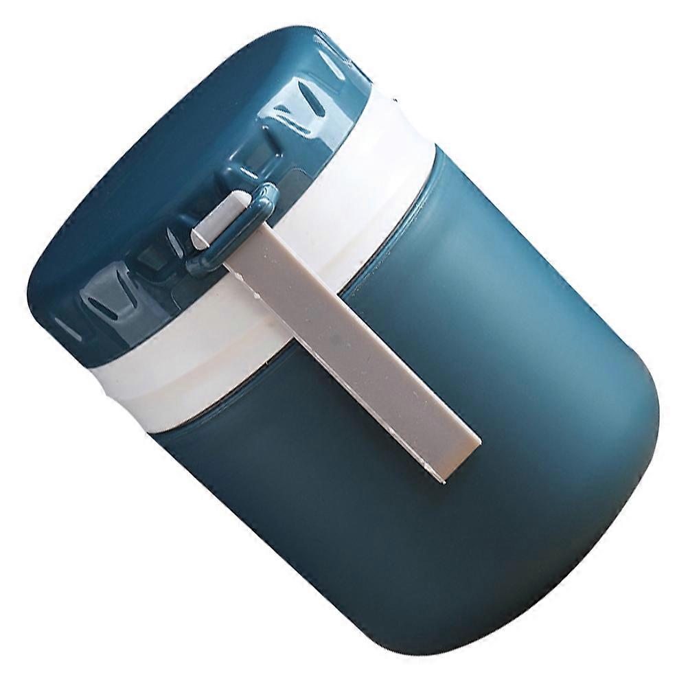 Blue Breakfast Cup with Heat Insulation for Home Use Made of PP and Stainless Steel 450ml