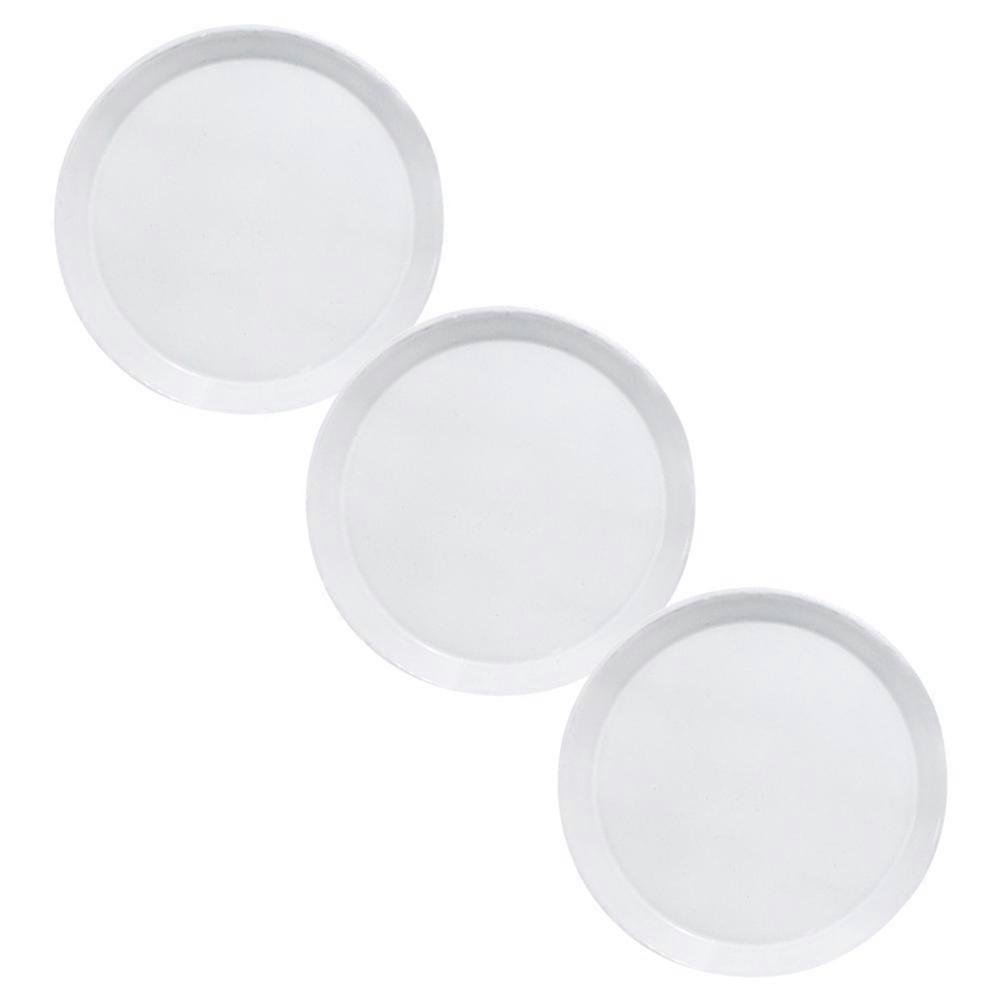 Miniature Dishes Home Decoration For Mini House Accessories In White Color With Simple 3Pcs