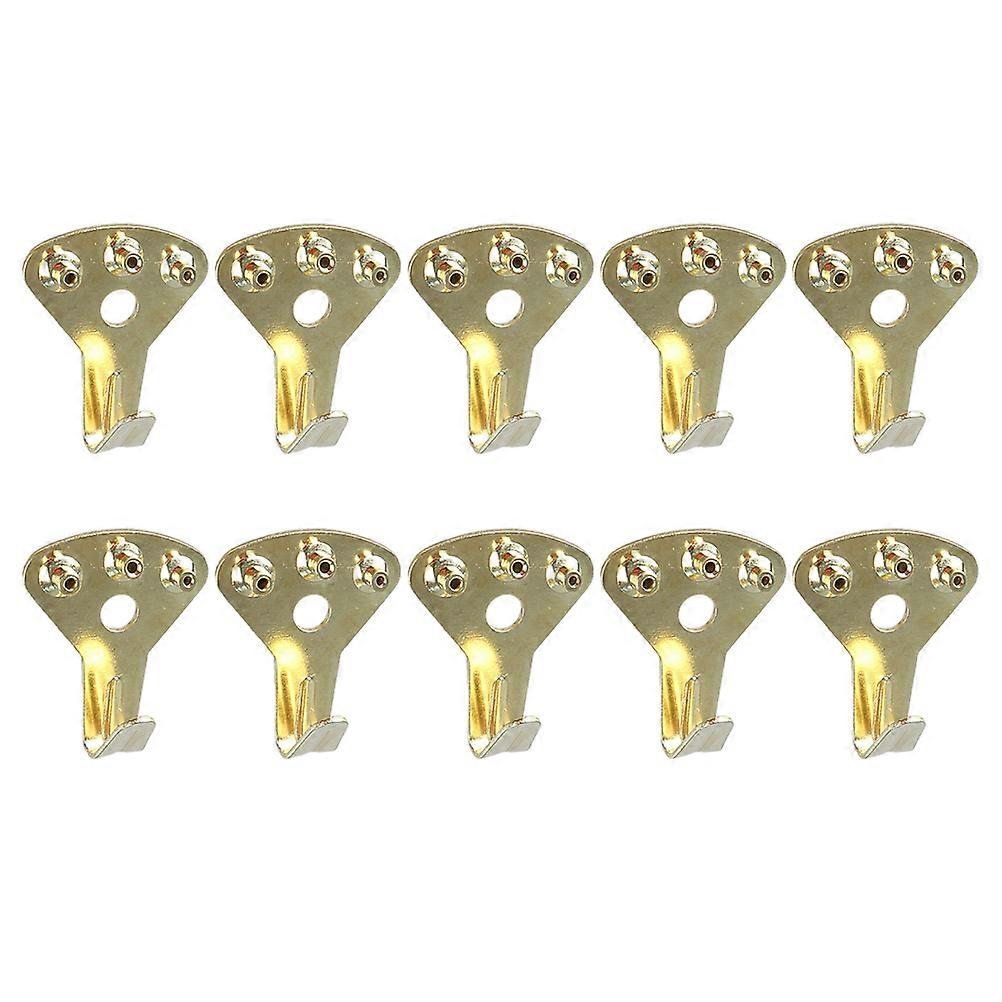 Metal Picture Frames Fasteners 10Pcs Wall Mounting Rotating Scrapbooking Locks For DIY Enthusiasts And Homeowners In Golden Color