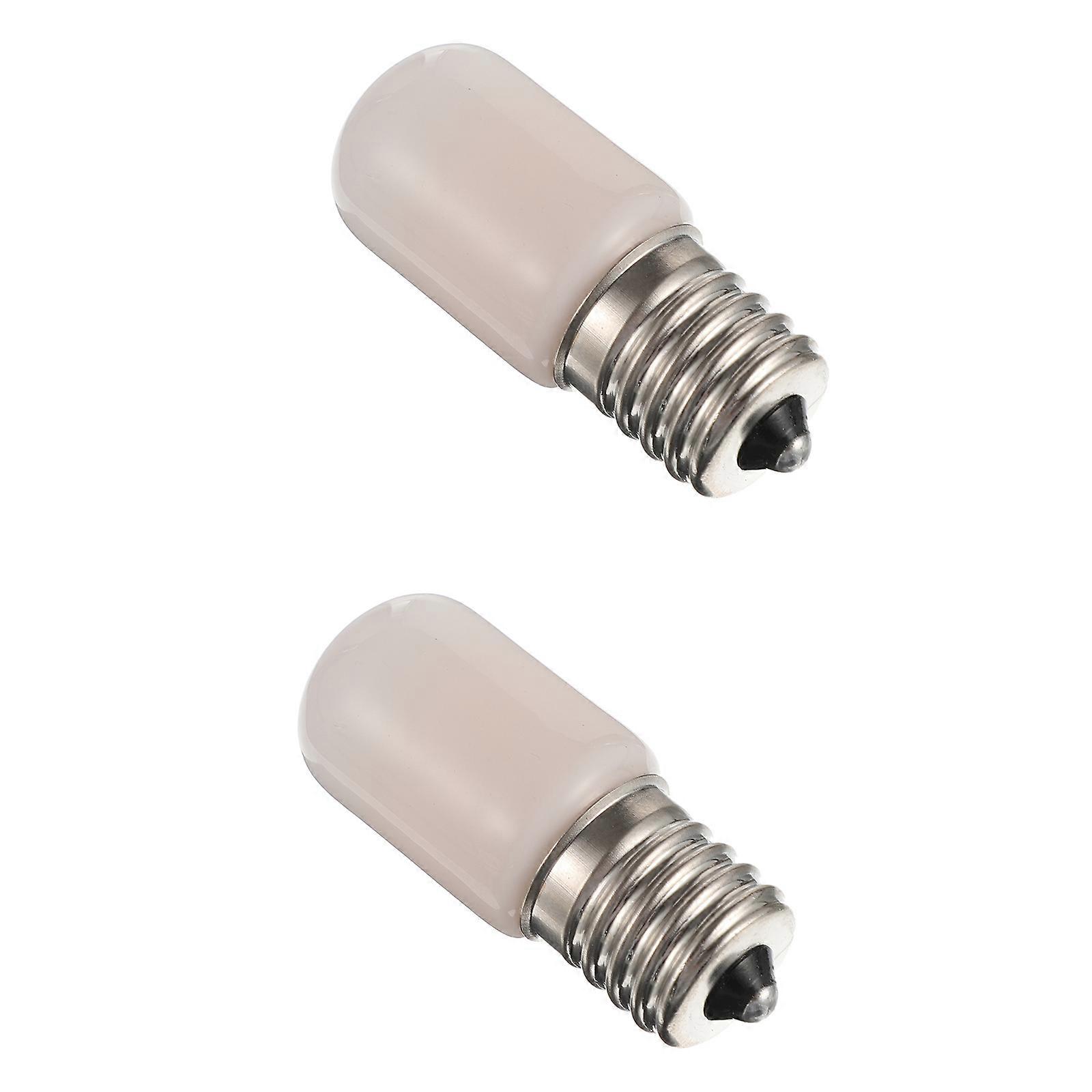 Light Bulb For Refrigerator E17 Replacement Bulbs Suitable For Home Use And Kitchen 4.3X1.8X1.7Cm Dimmable 2Pcs