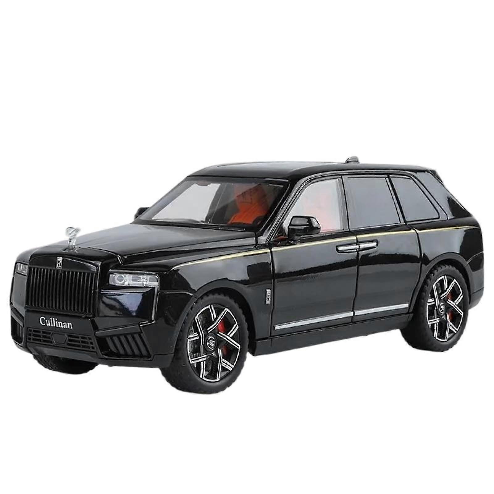 RollsRoyce Cullinan 1:24 diecast car model (Black with Box)