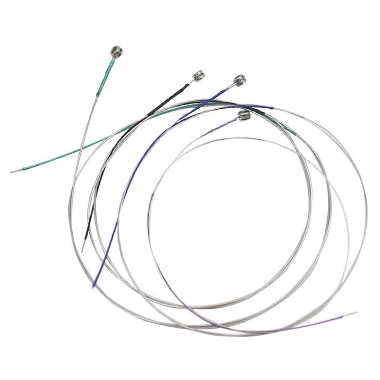 4 Pieces Small Violin Strings Replacement Set Nickel Chromium Violin Strings for Beginners Durable and Clear Accessories for Violin Players