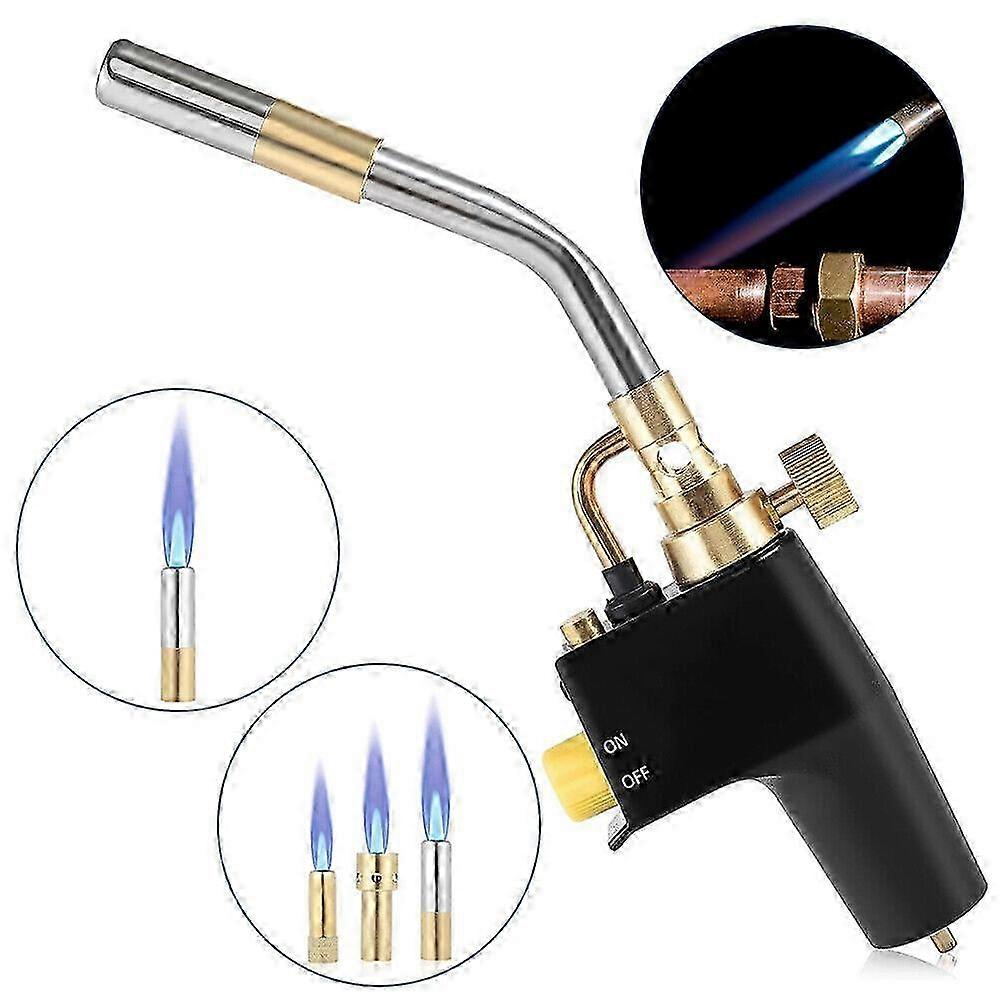 2025 Gas Torch Mapp Gas Blow Torch Map Propane Gas Solderding Brazing Plumbers Tool;Professional Propane Mapp Blow Torch Welding Soldering Brazing Gas