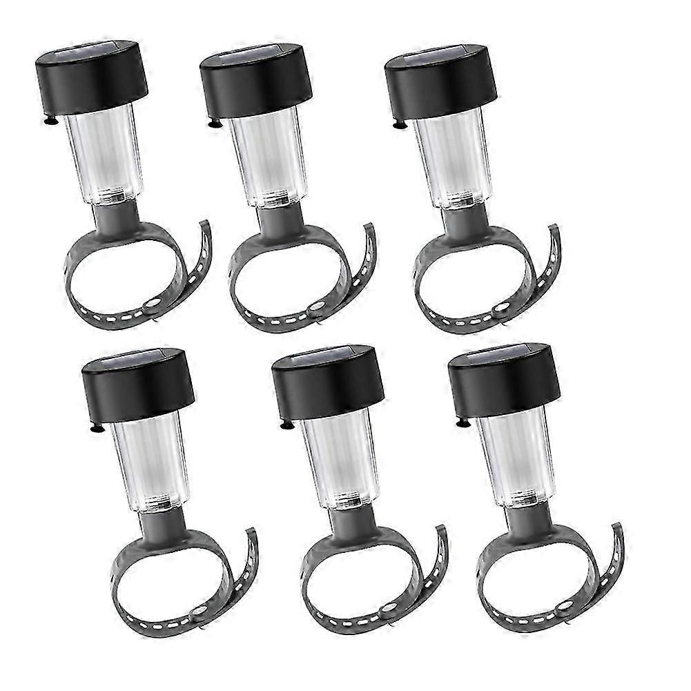 6 Pack Solar Pool Lights for Framed Above Ground Pools