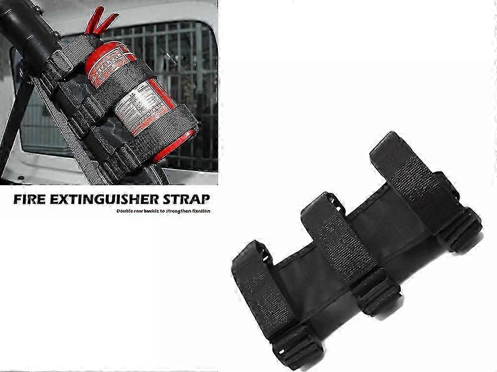 Universal Fire Extinguisher Holder for Jeep  - Roll Bar Mount, Large & Small Sizes