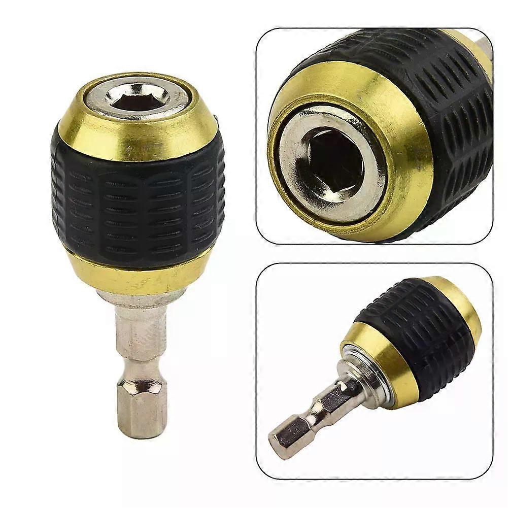 50mm 1/4 In Hex Handle Quick Coupling Drill Bit Depth Magnetic Screwdriver Bit Quick Change Adapter Converter