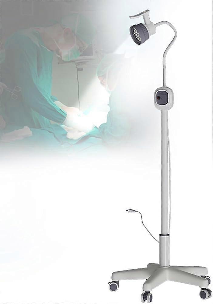 12W LED Exam Light Portable Shadowless Surgical Medical Lamp With Flexible Gooseneck And Knob-Controlled Stepless Dimming