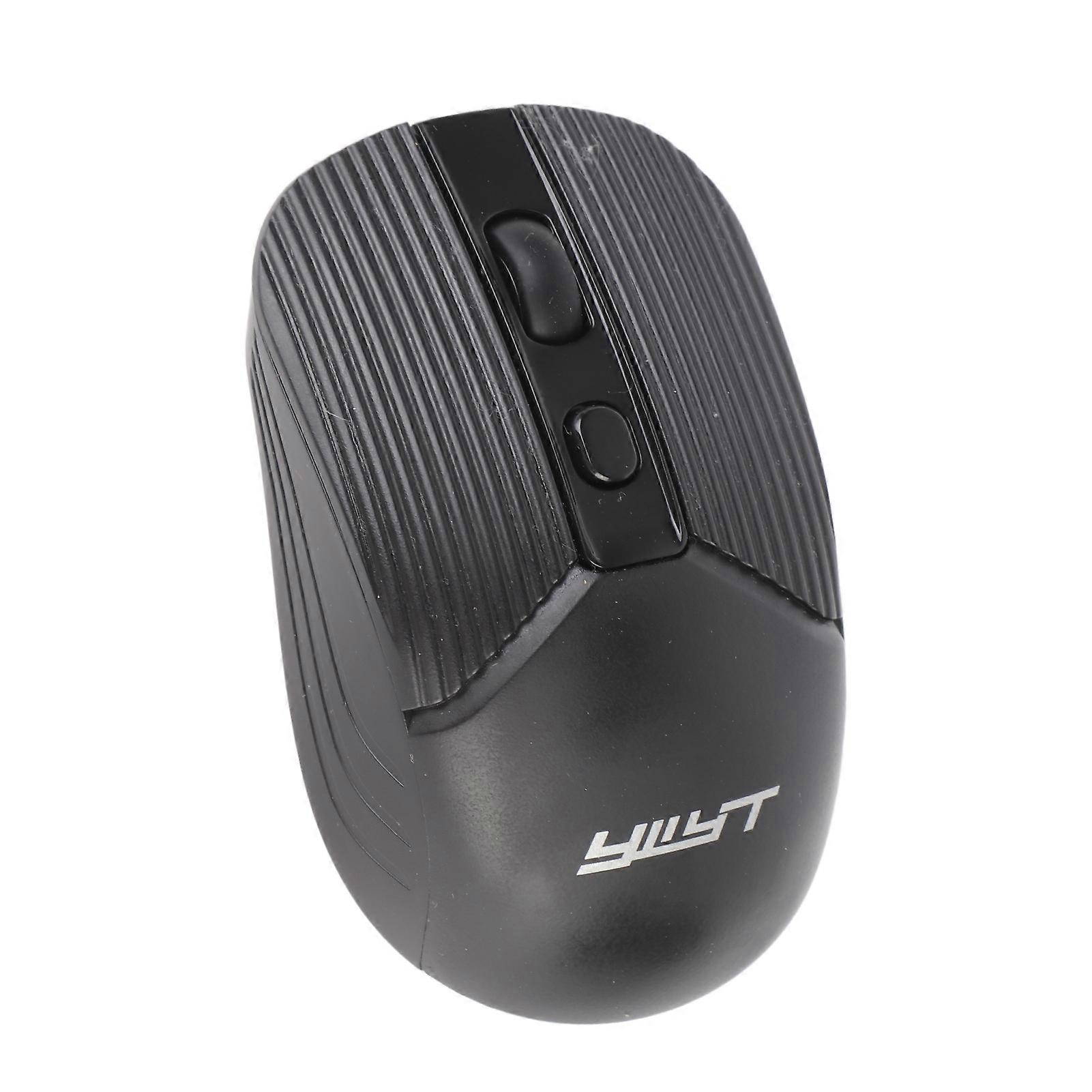 2.4G Wireless Mouse 3 Gear Adjustable Moving Speed Ergonomic Design Plug and Play for Desktop Computer Laptop