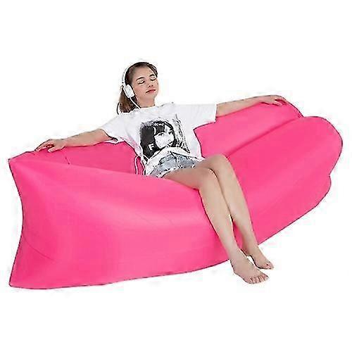 Outdoor Portable Lazy Water Inflatable Sofa Beach Grass Air Bed