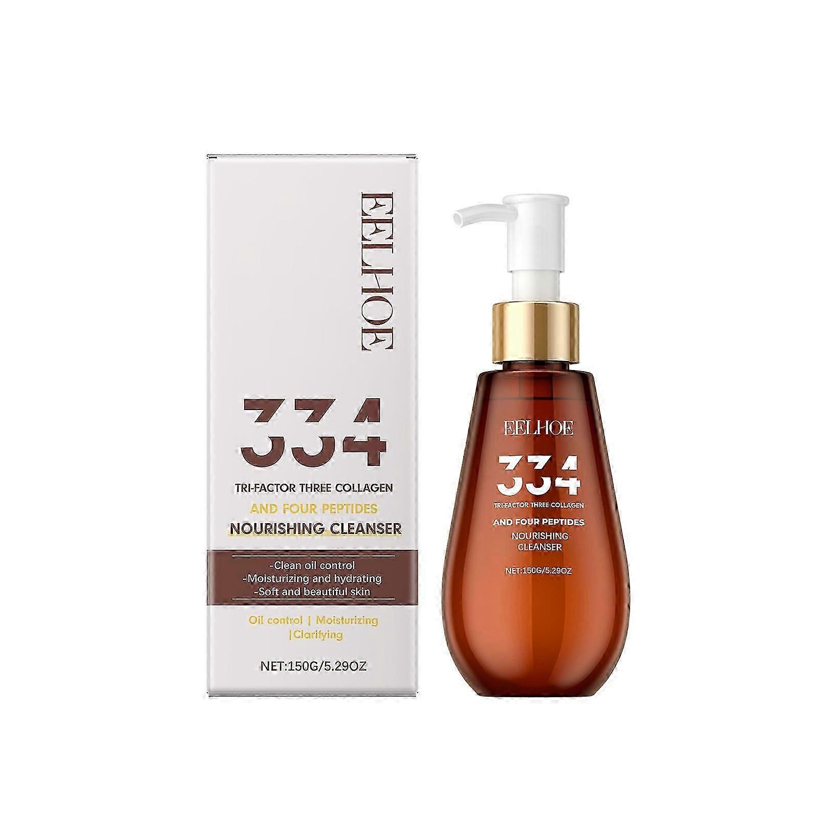 EELHOE nourishing and cleansing facial cleanser, gentle moisturizing, cleansing skin, exfoliating, hydrating, moisturizing, refreshing cleanser