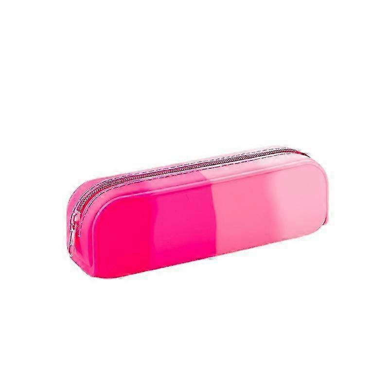 Creative Student Gradient Color Rectangle Silicone Textured Pencil ...