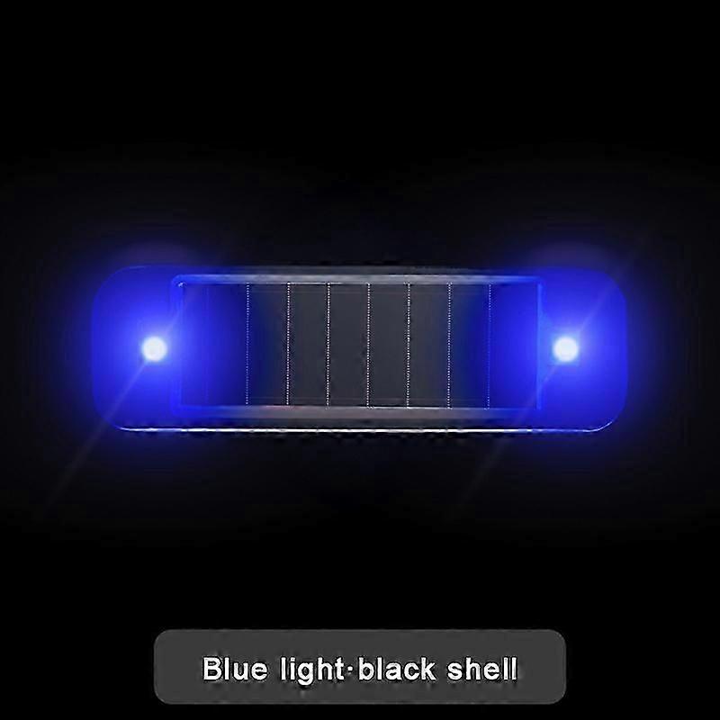 Mini LED Solar Power Car Warning Light Night Security Simulated Alarm Wireless Anti-Theft Caution Lamp Flashing Dummy Alarm Lamp