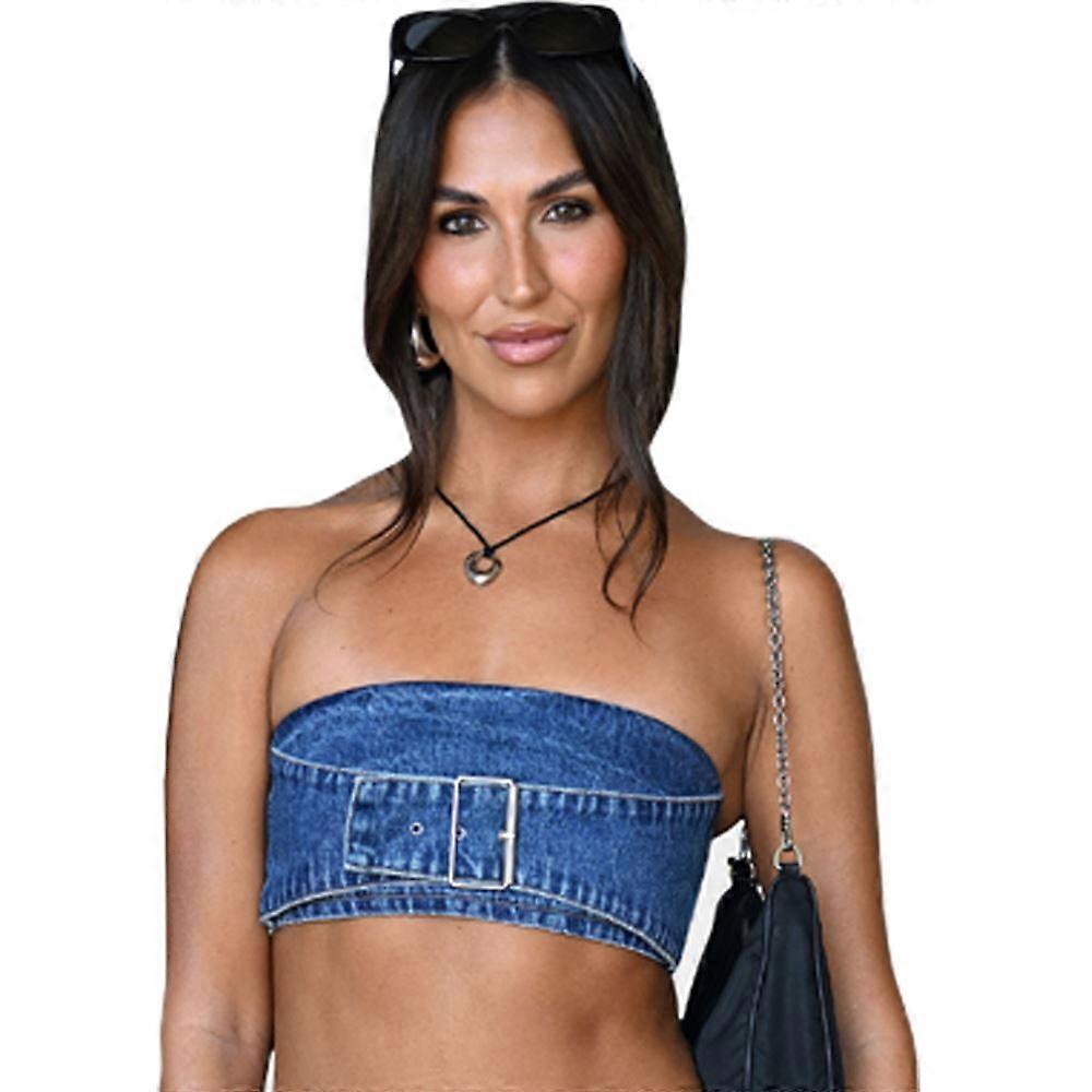 Sara Messy (Denim) Halbkörper Buddy Ausschnitt