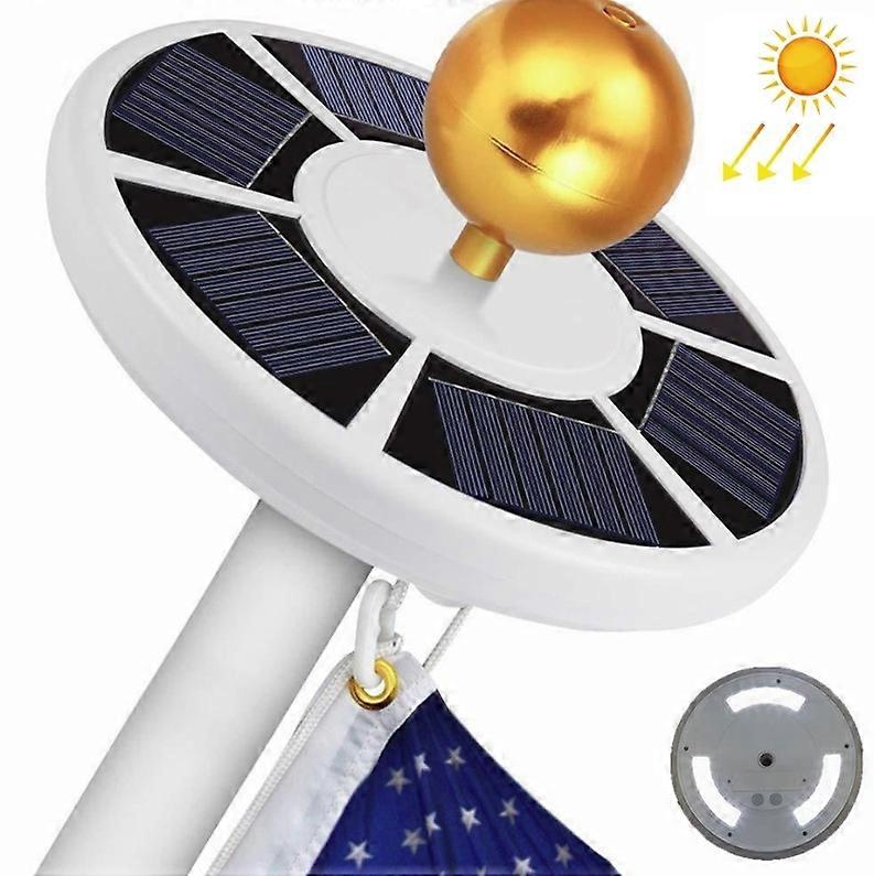 Solar Flagpole Light LED Camping Tent Light Solar Flagpole Light