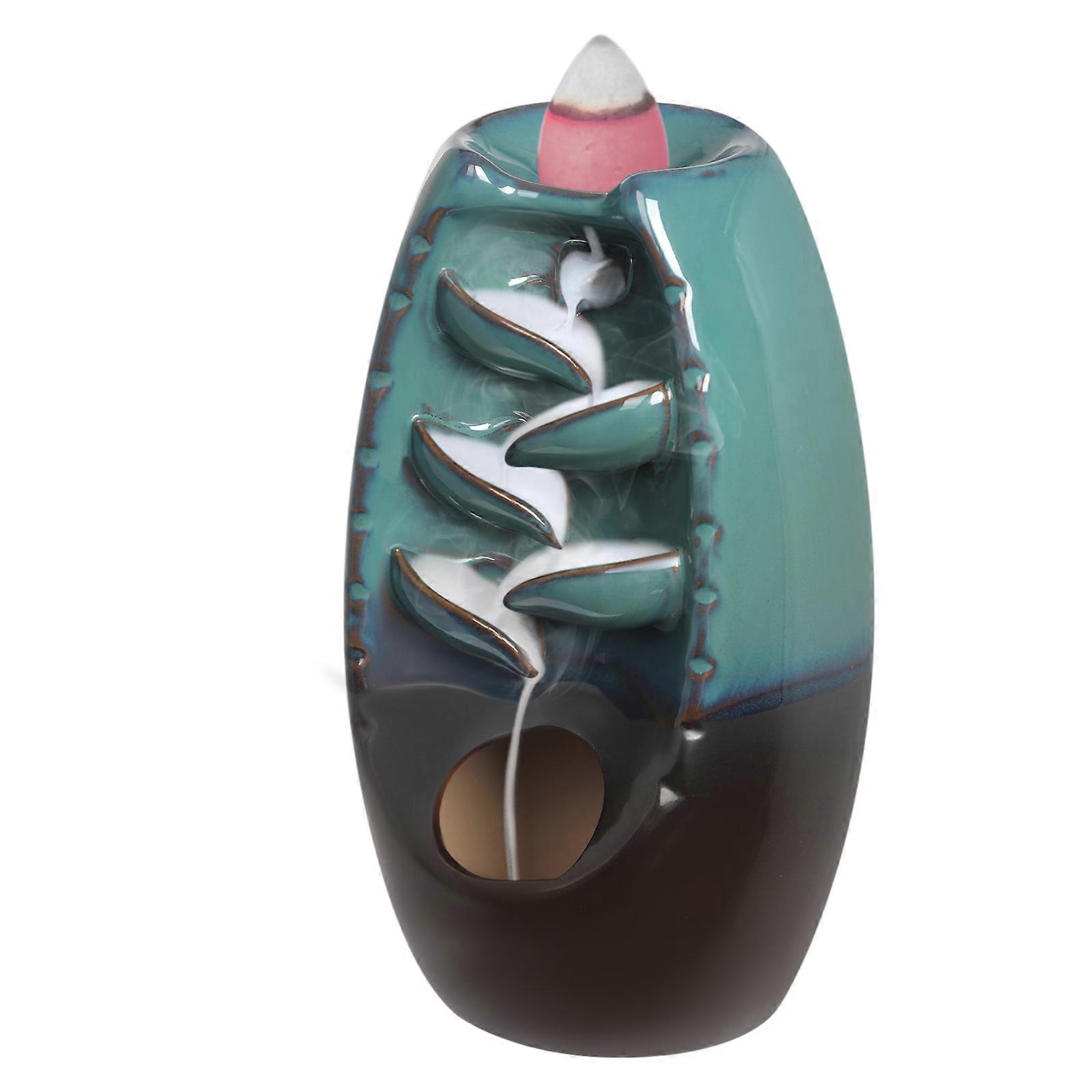 Modern Ceramic Incense Burner Backflow Incense Holder and Burner Waterfall