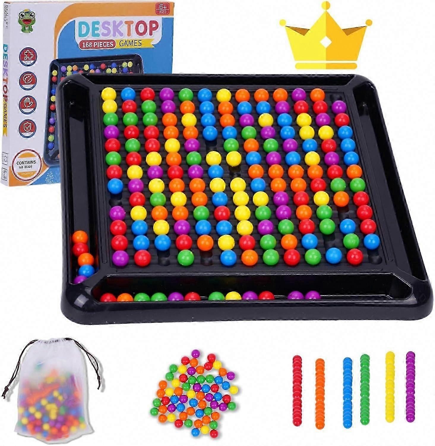 48-241Pcs Beads Intellectual Chessboard Strategy Board Game for Kids and Adults