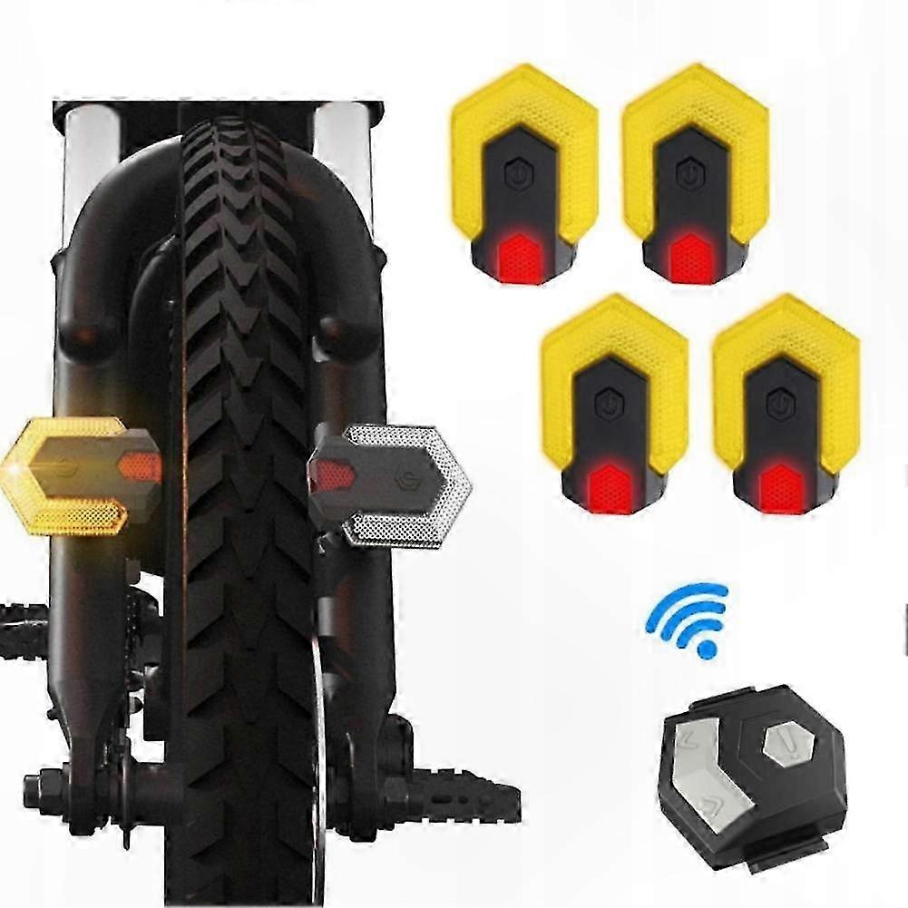 USB Rechargeable Wireless Bike Turn Signal System