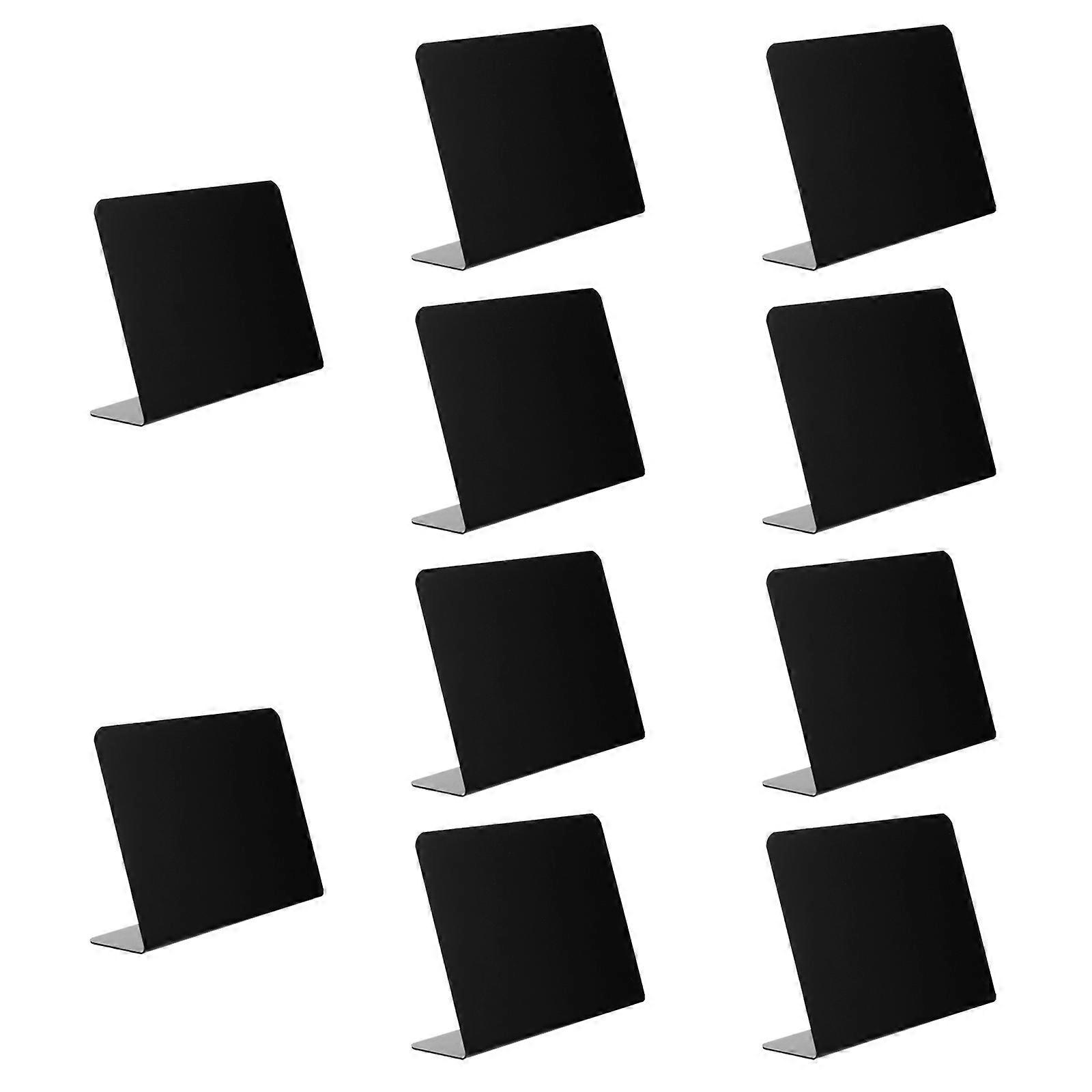 Black Small Chalkboard Message Signs for Wedding with 10Pcs PVC