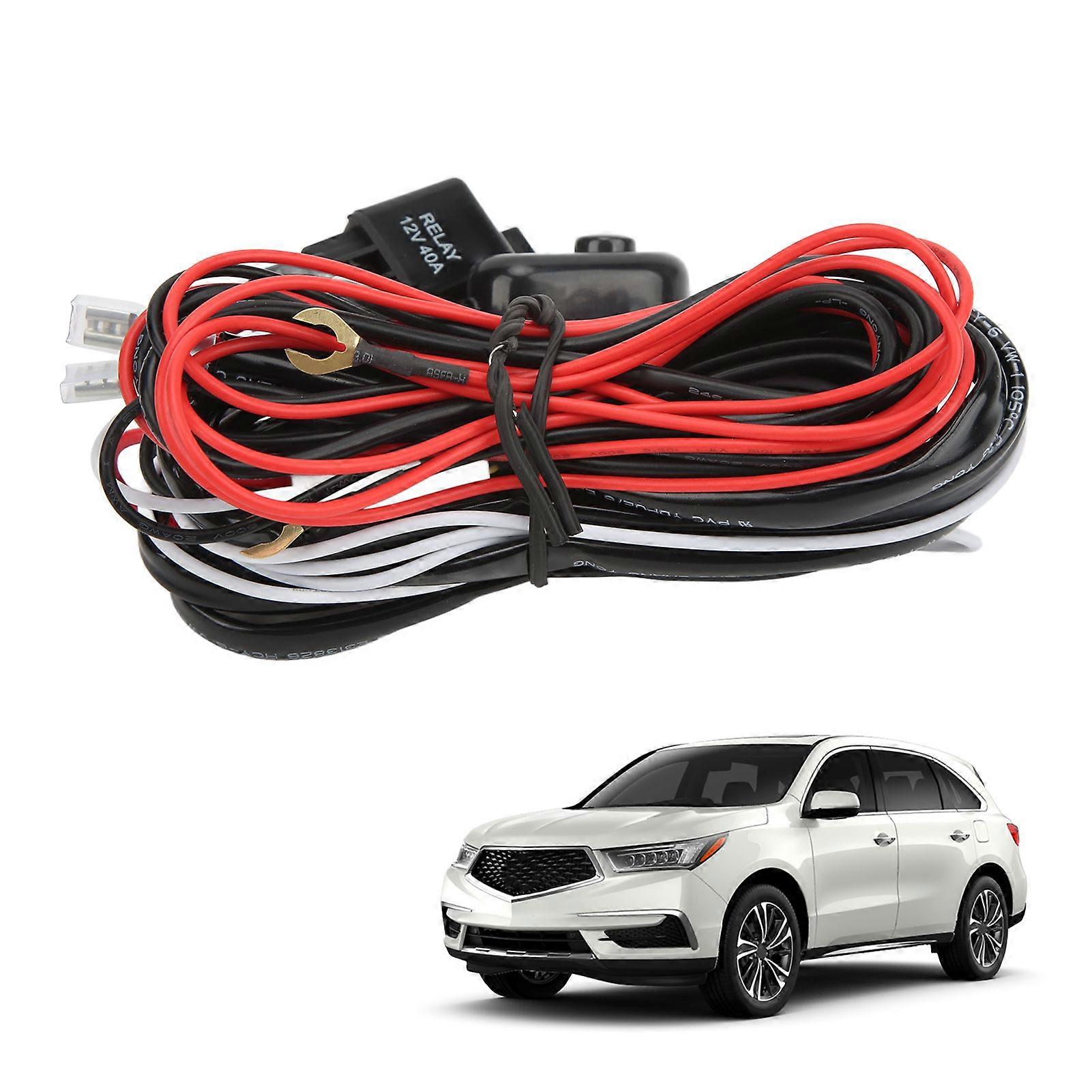 Automobile Spotlight Switch Harness AA1103 12V 40A Relay 30A Fuse