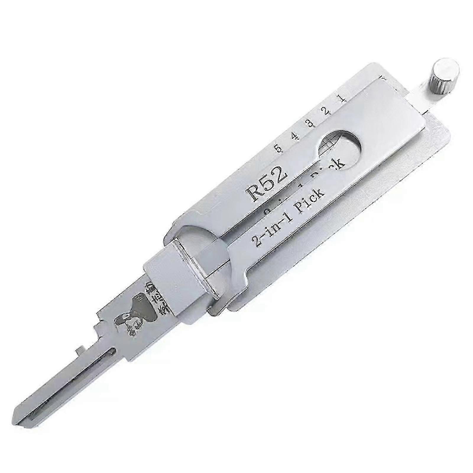 New Lishi Locksmith Tools 2-in-1 Measuring Tool Manual Tool Set Lockset 30 X 5 X 3 Cm