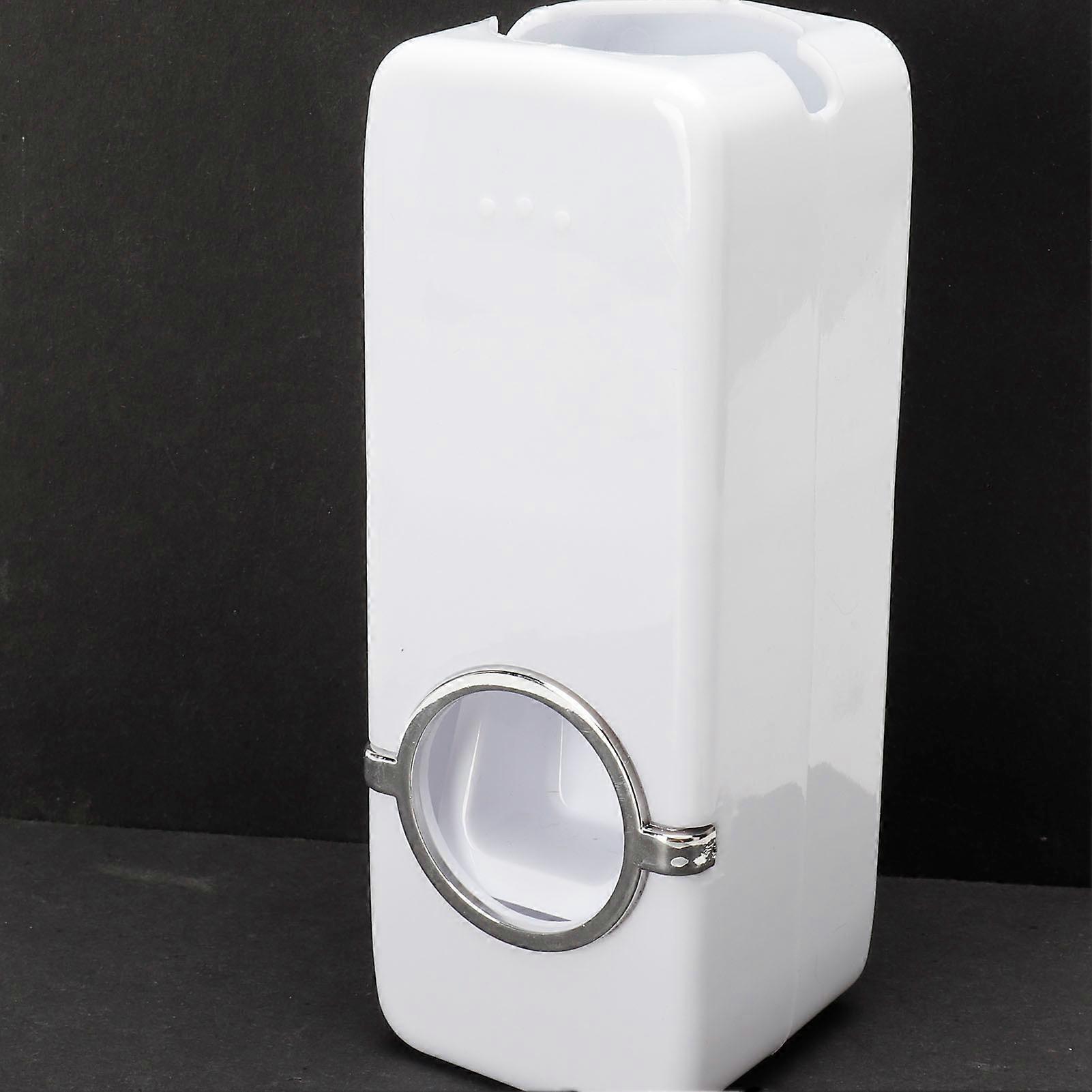 Automatic Toothpaste Squeezer Dispenser Vacuum Extrusion Toothbrush Rack Set for Dormitory